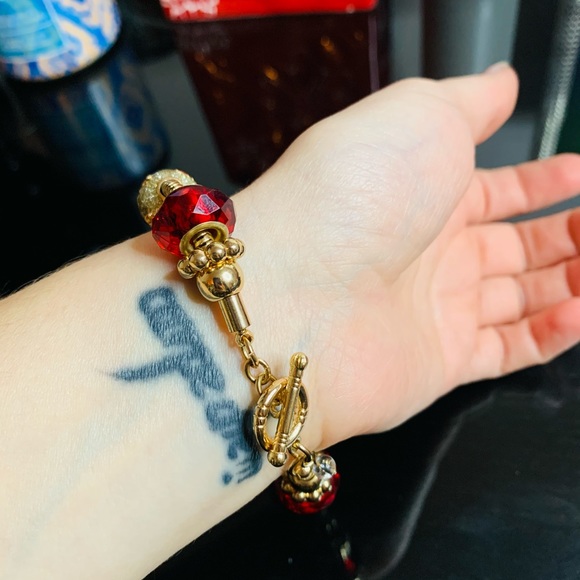 Golden charm bracelet❤️💚💛 - Picture 6 of 6